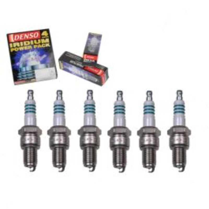 6 pc DENSO Iridium Power Spark Plugs for 1968-1974 Dodge D300 Pickup 3.7L L6