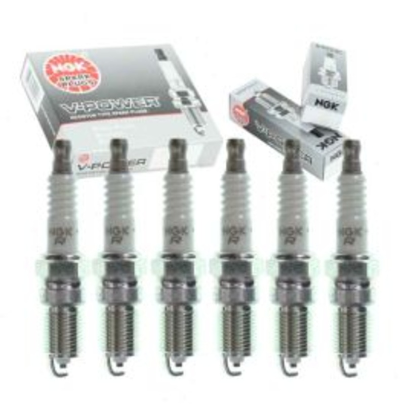 6 pc NGK V-Power Spark Plugs for 1996-1998 GMC K1500 4.3L V6