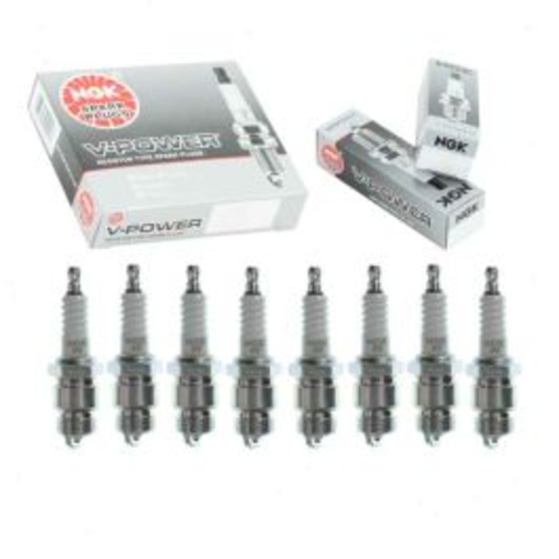 8 pc NGK V-Power Spark Plugs for 1955-1968 Mercury Montclair 4.8L 5.1L 6.0L 6.3L 6.4L 6.7L 7.0L V8