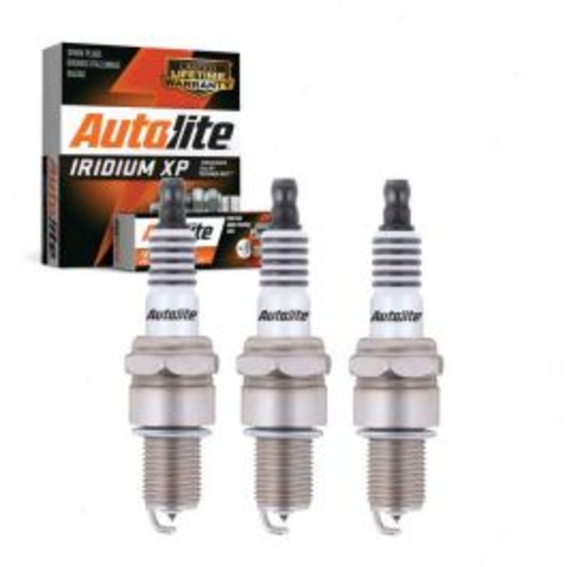 3 pc Autolite Iridium XP Spark Plug for 1987-1992 Chevrolet Sprint