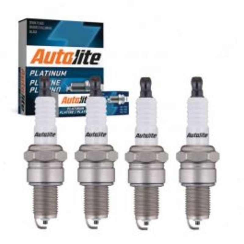 4 pc Autolite Platinum Spark Plug for 1986-1989 Nissan D21 2.4L L4