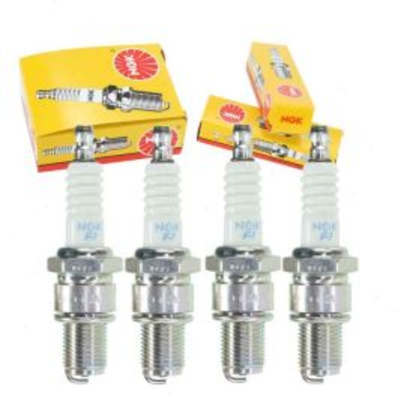 4 pc NGK Standard Spark Plugs for 1985-1993 Saab 900 2.0L L4