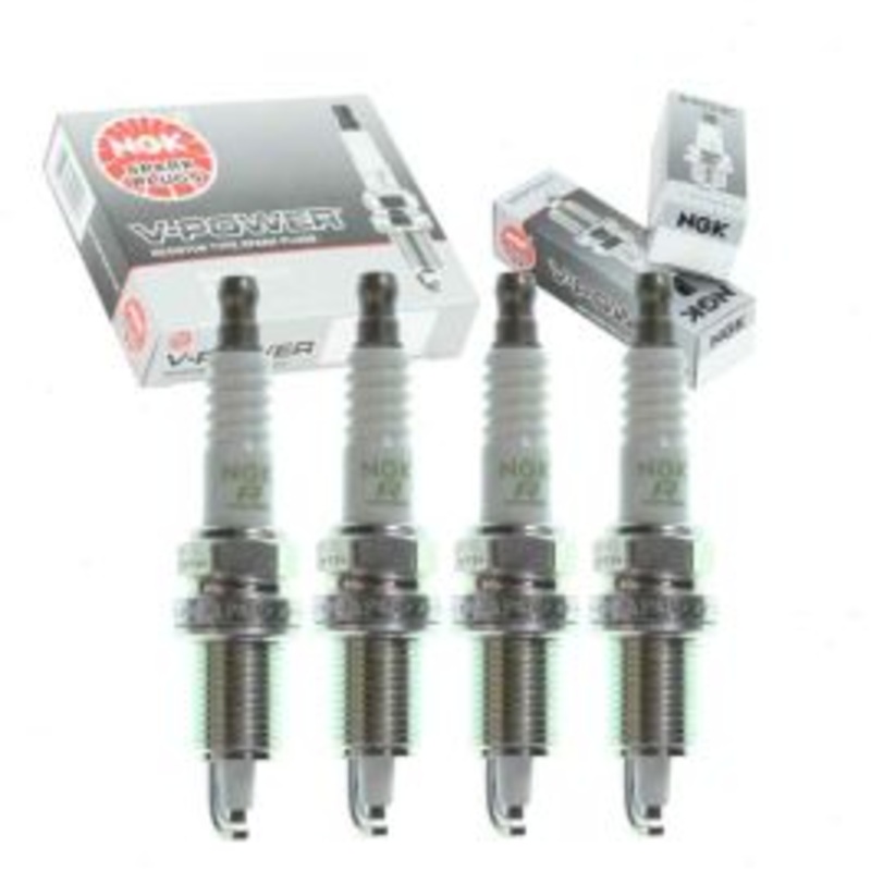 4 pc NGK V-Power Spark Plugs for 1997-2002 Jeep TJ 2.5L L4