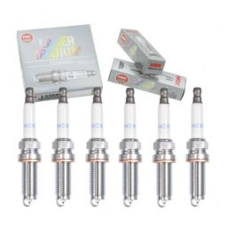 6 pc NGK Laser Iridium Spark Plugs for 2014-2019 Land Rover Range Rover 3.0L V6