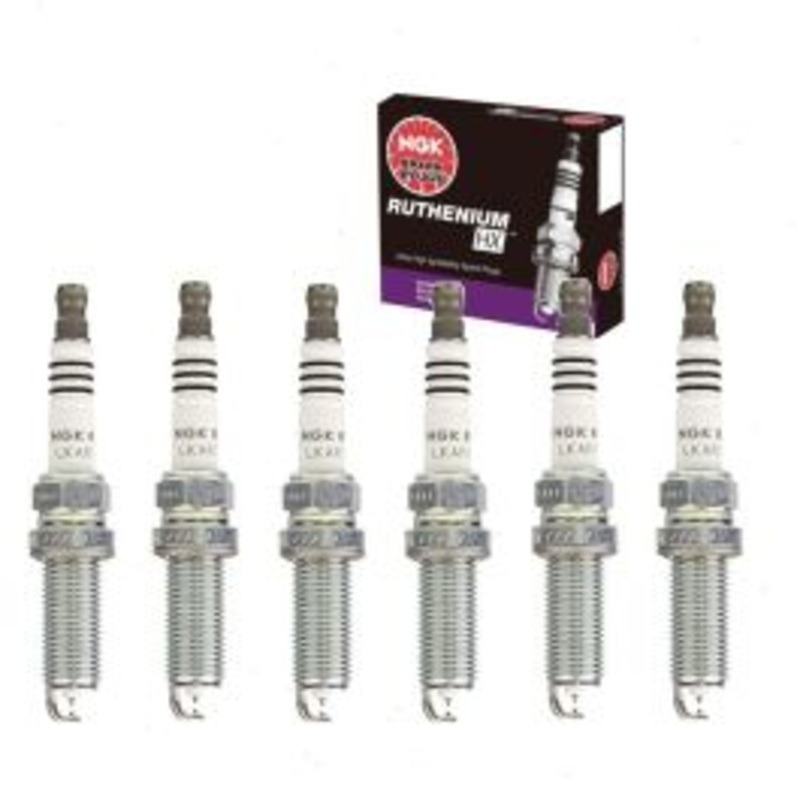 6 pc NGK Ruthenium HX Spark Plugs for 2015-2019 Ford Edge 2.7L V6