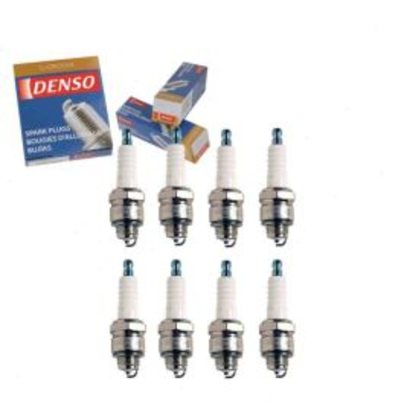 8 pc DENSO Standard U-Groove Spark Plugs for 1969-1970 International 1300D 4.4L 5.0L V8