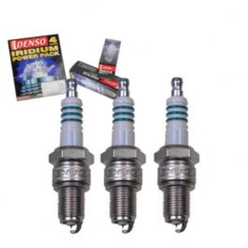 3 pc DENSO Iridium Power Spark Plugs for 1987-1990 Chevrolet Sprint 1.0L L3