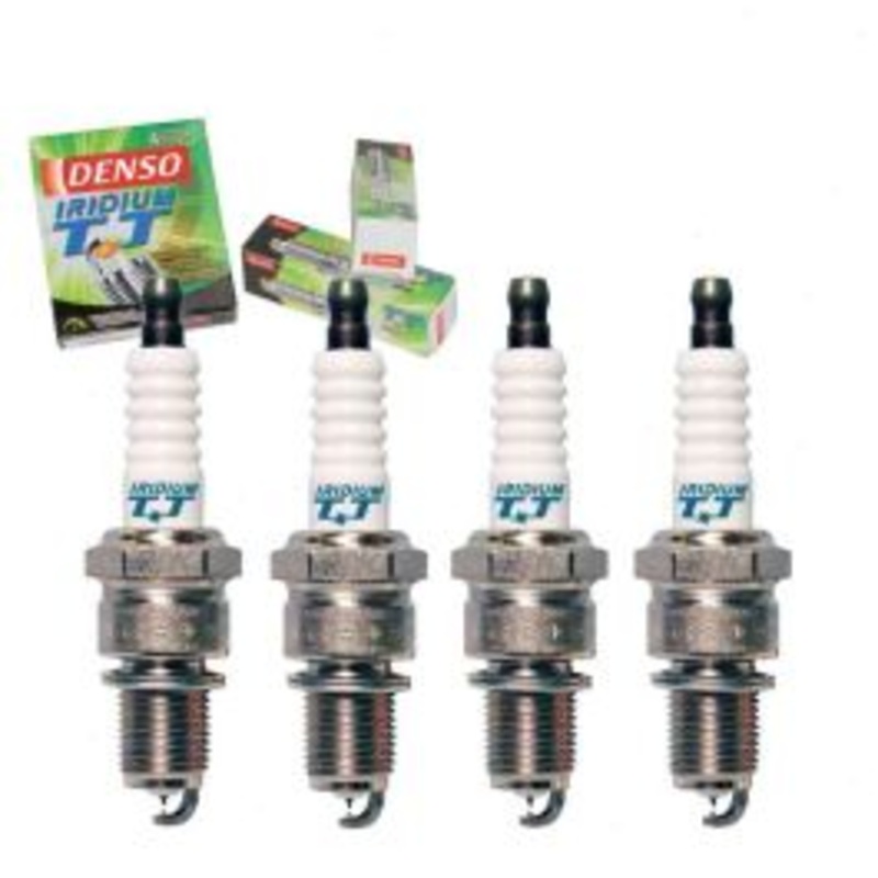 4 pc DENSO Iridium TT Spark Plugs for 1971-1973 Saab 95 1.7L V4