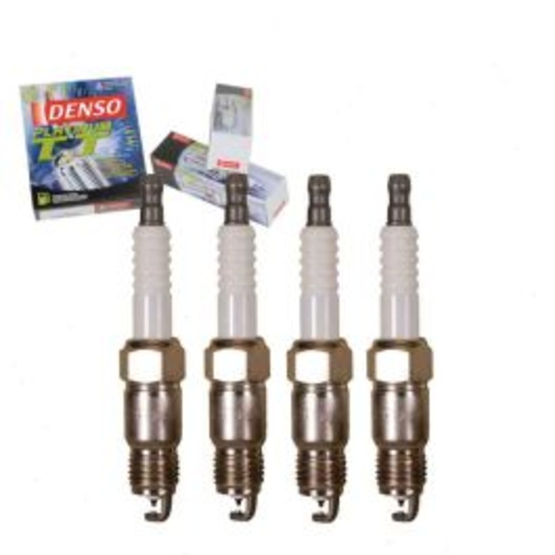 4 pc DENSO Platinum TT Spark Plugs for 1977 Pontiac Ventura 2.5L L4