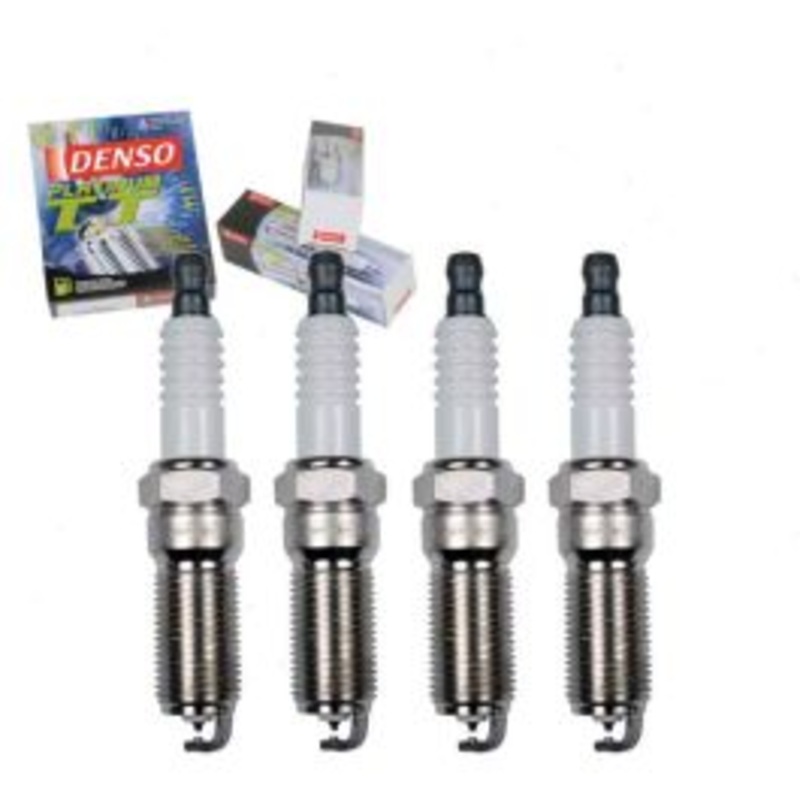 4 pc DENSO Platinum TT Spark Plugs for 2001-2003 Saturn L200 2.2L L4