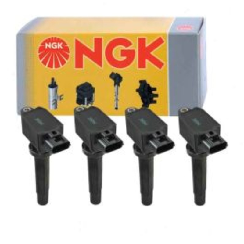 4 pc NGK Ignition Coils for 2016-2019 Mazda CX-3 2.0L L4