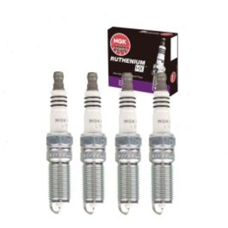 4 pc NGK Ruthenium HX Spark Plugs for 2015-2021 Ford Mustang 2.3L L4