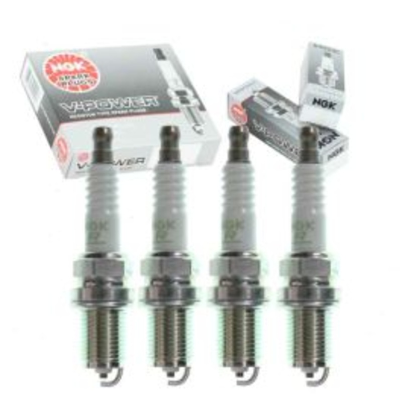4 pc NGK V-Power 6962 BKR6E Spark Plugs