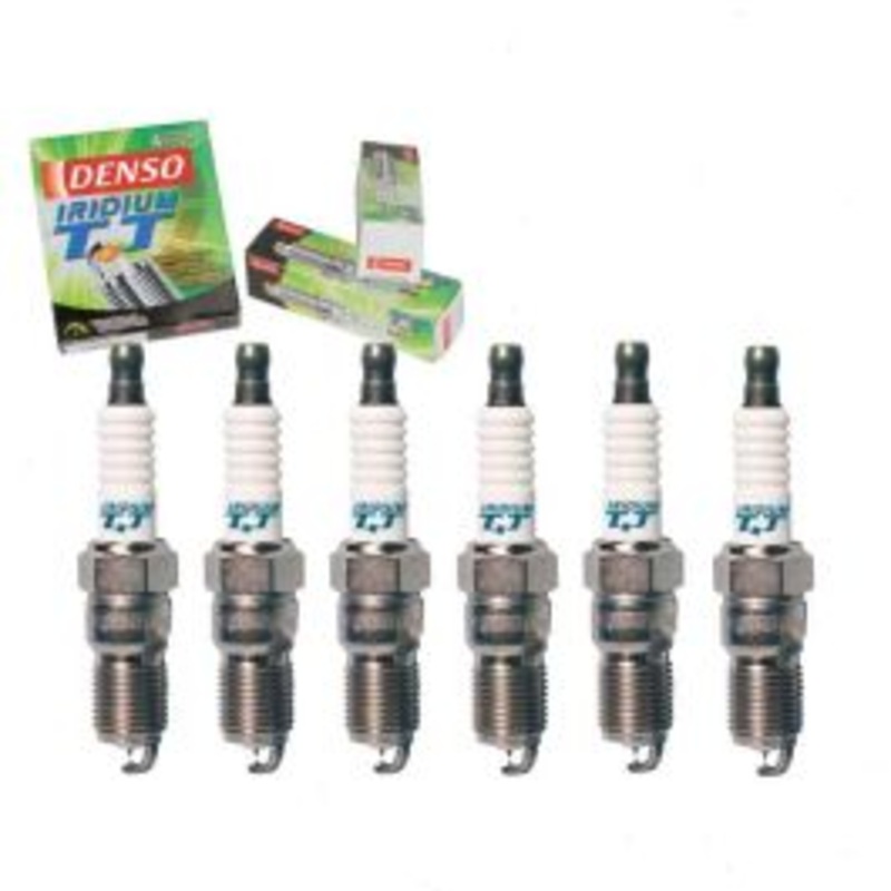 6 pc DENSO Iridium TT Spark Plugs for 1996-2004 GMC Sonoma 4.3L V6