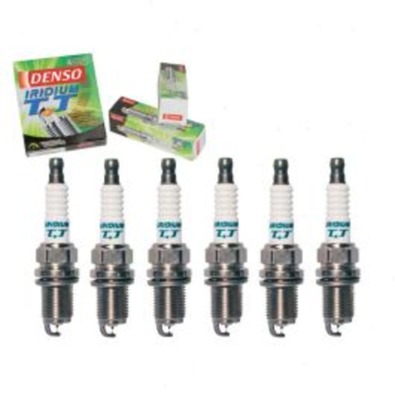 6 pc DENSO Iridium TT Spark Plugs for 2001-2009 Hyundai Santa Fe 2.7L 3.3L 3.5L V6