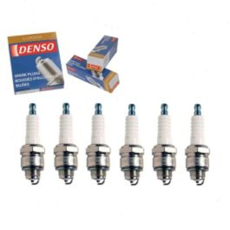 6 pc DENSO Standard U-Groove Spark Plugs for 1966-1968 Jeep DJ6 3.7L V6