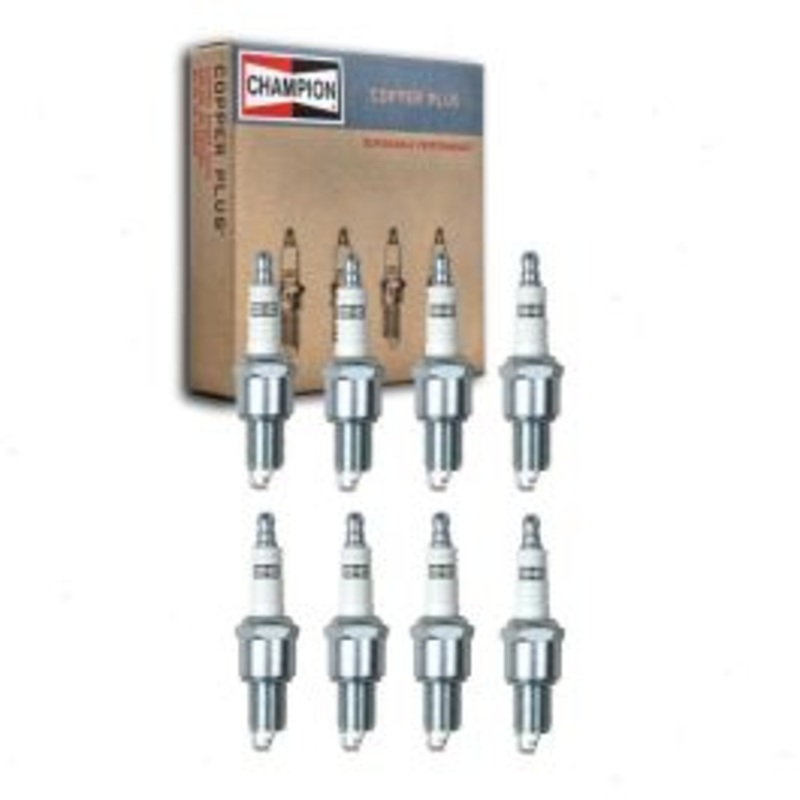 8 pc Champion Copper Plus Spark Plugs for 1968-1973 Dodge M300 5.2L V8