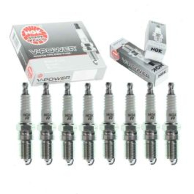 8 pc NGK V-Power Spark Plugs for 2014 Chevrolet Suburban 5.3L V8