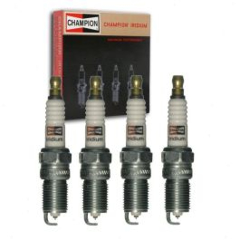 4 pc Champion Iridium Spark Plugs for 1984-1994 Ford Tempo 2.3L L4