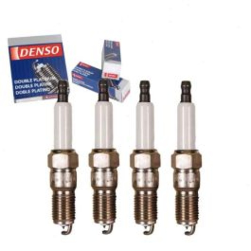 4 pc DENSO Double Platinum Spark Plugs for 1981 Mercury Cougar 2.3L L4