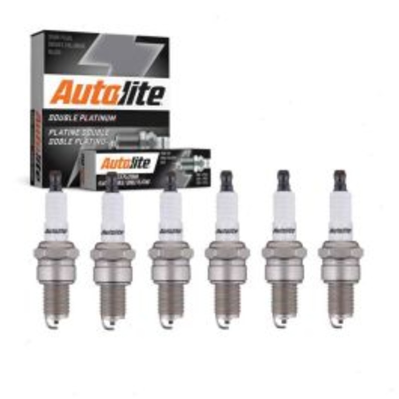 6 pc Autolite Double Platinum Spark Plug for 1951-1965 Mercedes-Benz 220Sb