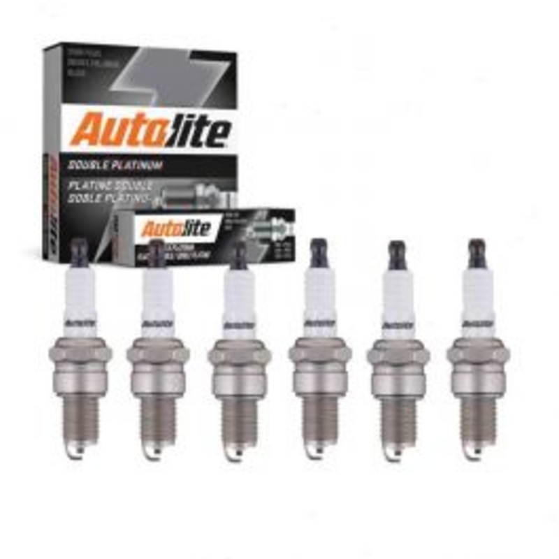 6 pc Autolite Double Platinum Spark Plug for 1960-1961 Jaguar XK150 3.4L