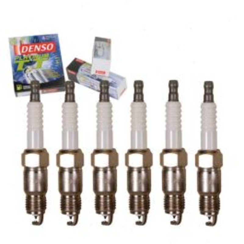 6 pc DENSO Platinum TT Spark Plugs for 1987 GMC V1500 4.3L V6