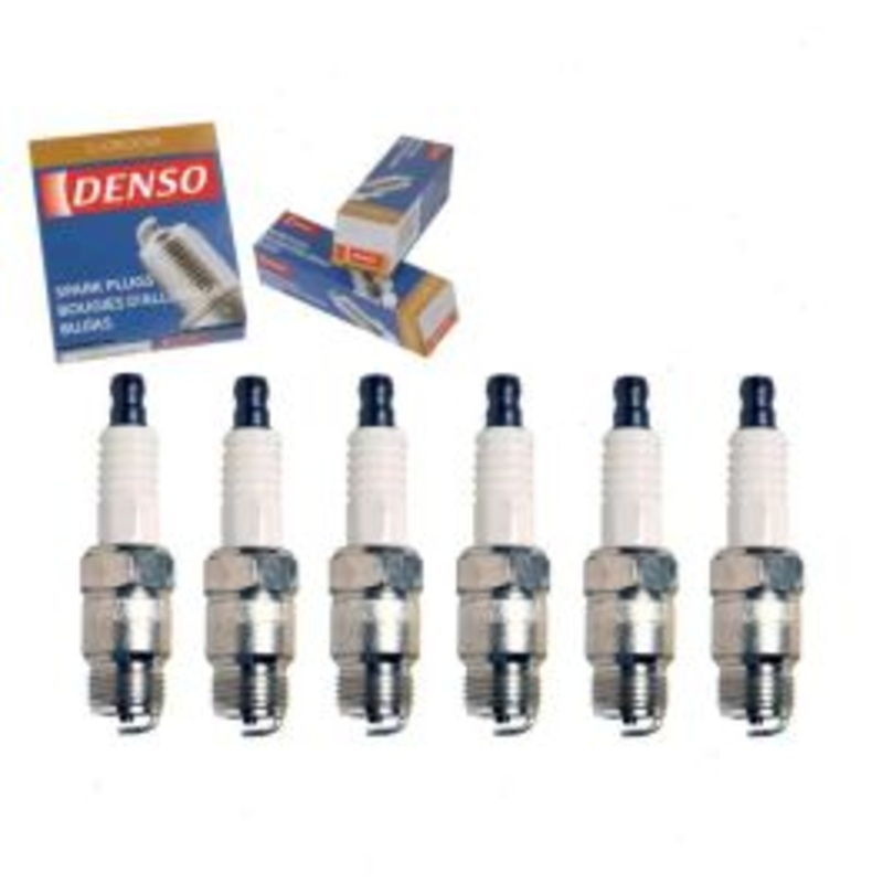 6 pc DENSO Standard U-Groove Spark Plugs for 1968-1974 Chevrolet C10 Pickup 4.1L 4.8L L6