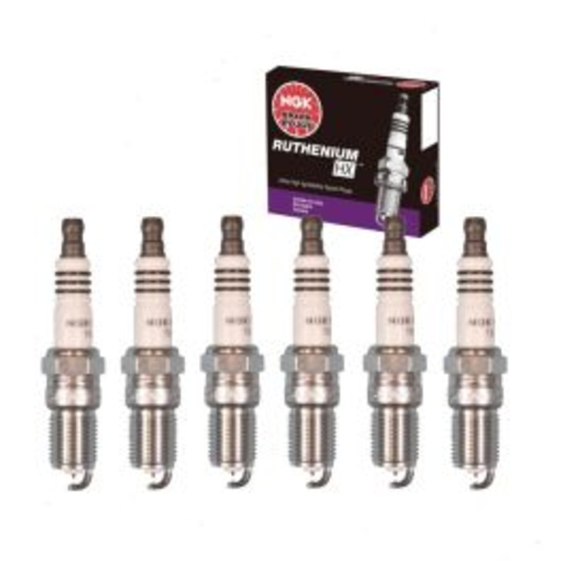 6 pc NGK Ruthenium HX Spark Plugs for 1997-1998 Chevrolet C1500 4.3L V6