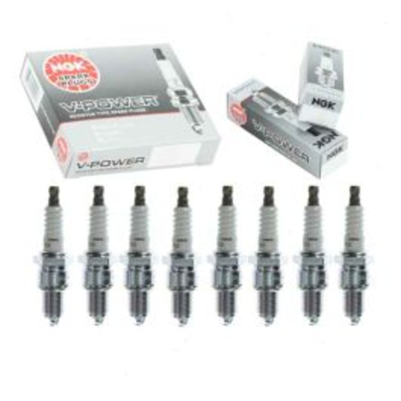 8 pc NGK V-Power Spark Plugs for 1975-1980 Dodge B300 5.2L 5.9L V8
