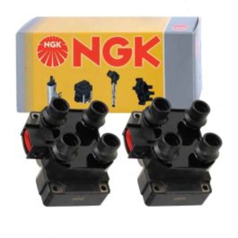 2 pc NGK Ignition Coils for 1997-1999 Ford F-250 4.6L V8