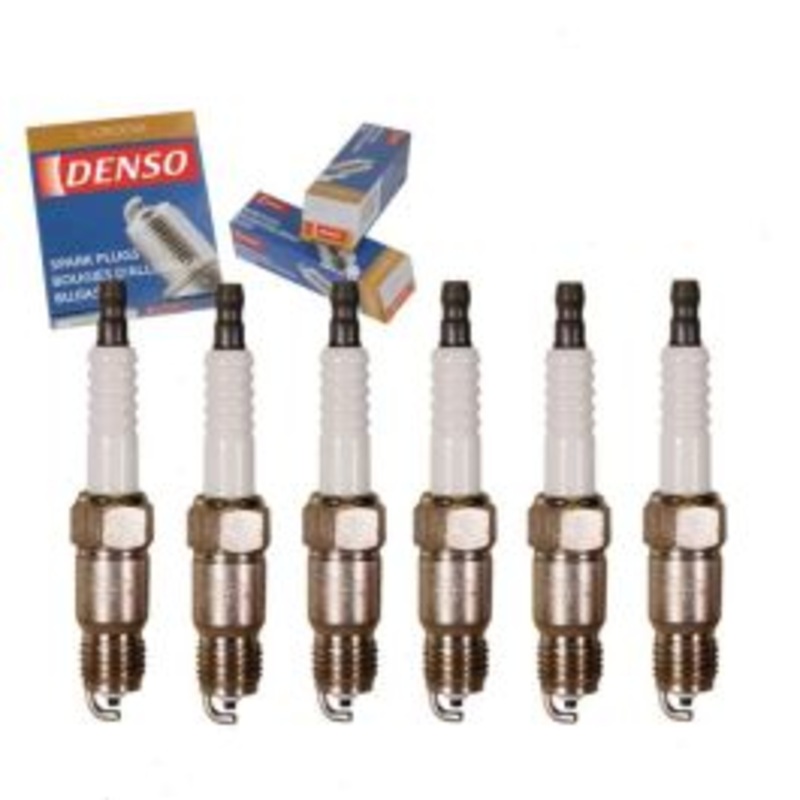 6 pc DENSO Standard U-Groove Spark Plugs for 1985-1995 Chevrolet G20 4.3L V6
