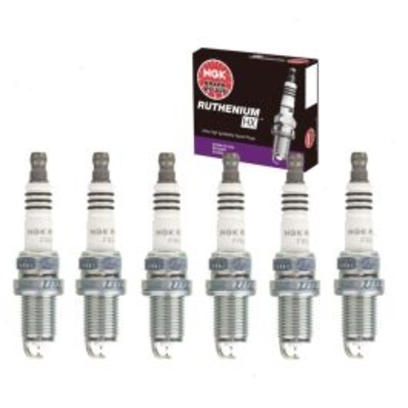 6 pc NGK Ruthenium HX Spark Plugs for 1999-2001 Isuzu VehiCROSS 3.5L V6
