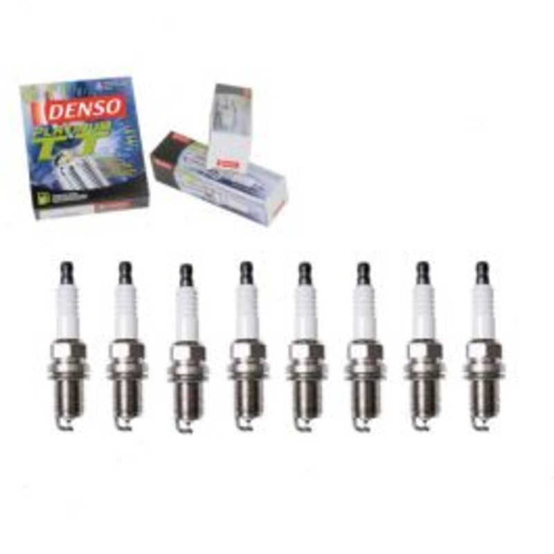 8 pc DENSO Platinum TT Spark Plugs for 1995-1998 Dodge B1500 5.2L 5.9L V8