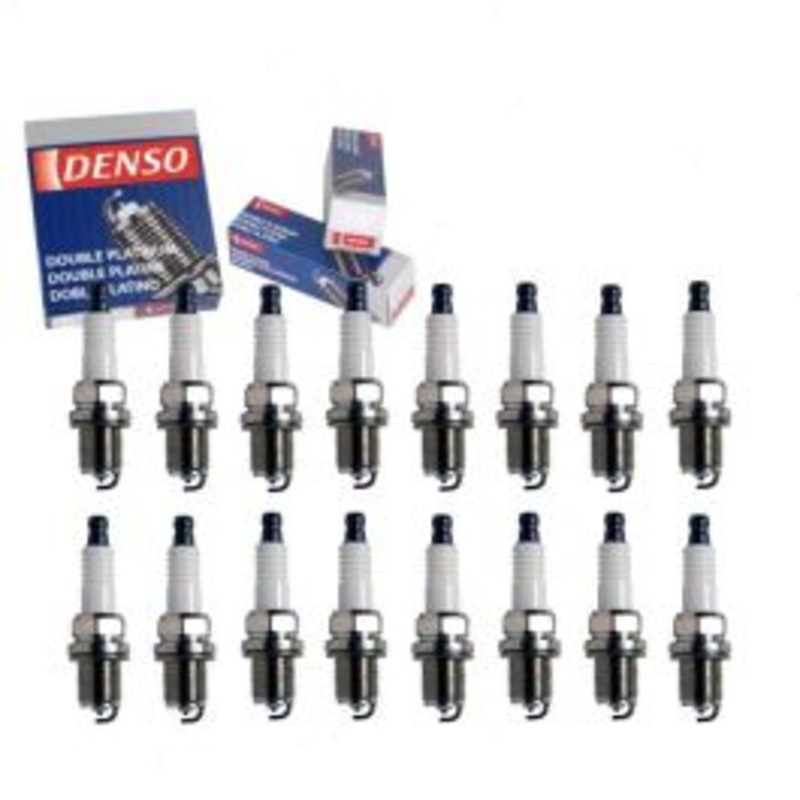 16 pc DENSO Double Platinum Spark Plugs for 2003-2004 Mercedes-Benz G55 AMG 5.5L V8