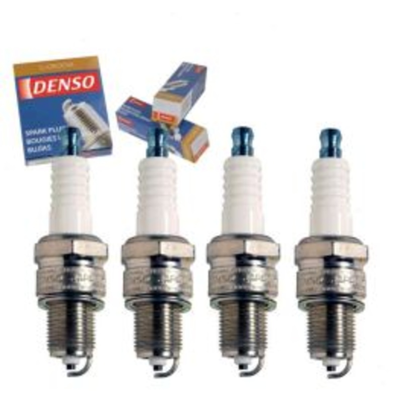 4 pc DENSO Standard U-Groove Spark Plugs for 1975-1976 Renault R15 1.6L L4