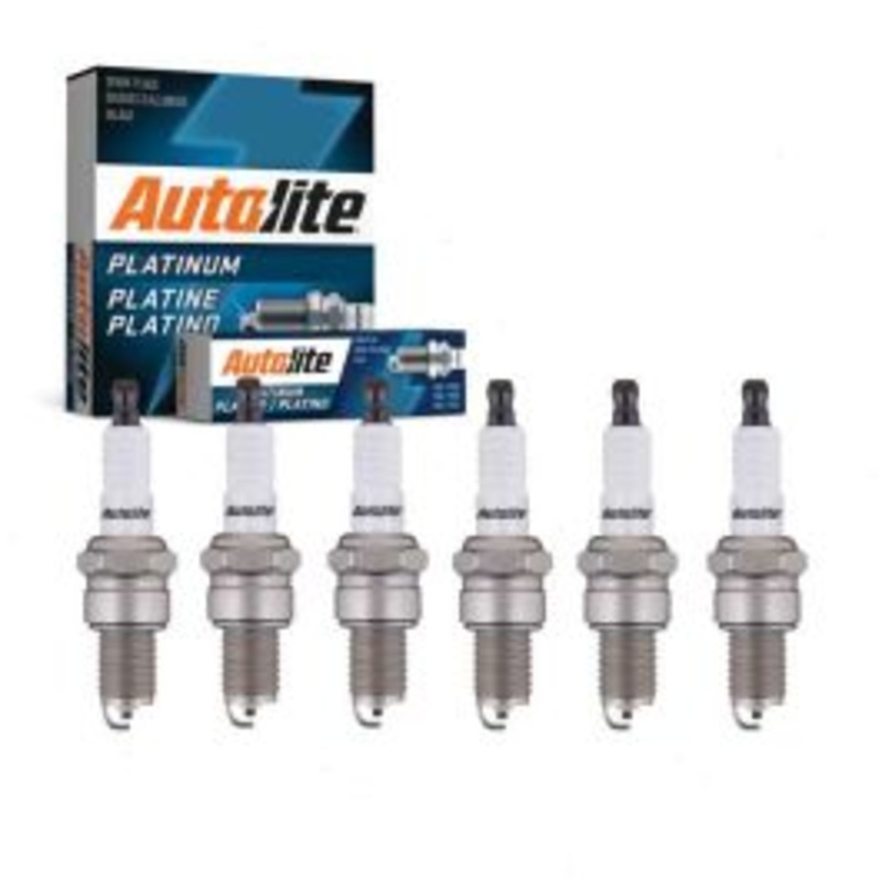 6 pc Autolite Platinum Spark Plug for 1953-1954 Checker A6