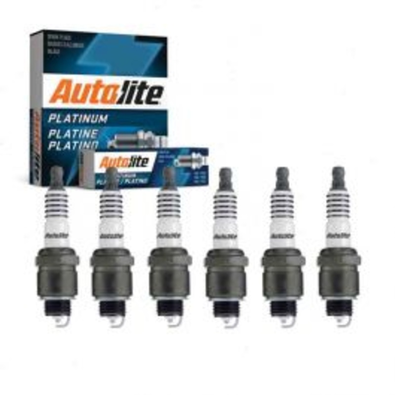 6 pc Autolite Platinum Spark Plug for 1966 Pontiac LeMans 3.8L L6
