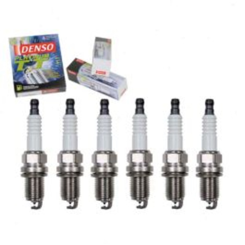 6 pc DENSO Platinum TT Spark Plugs for 1996-2006 Audi A4 Quattro 2.8L 3.0L V6