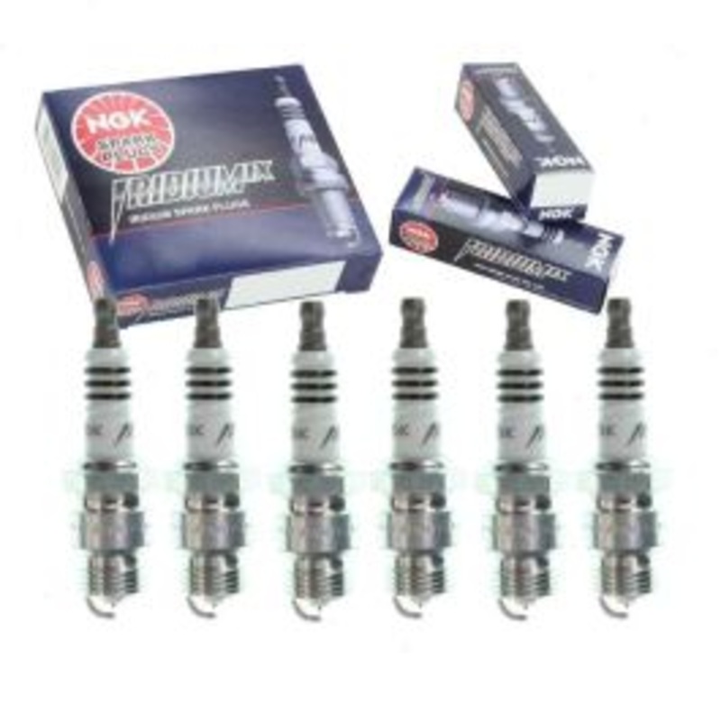 6 pc NGK Iridium IX Spark Plugs for 1955-1956 Ford Customline 3.6L L6