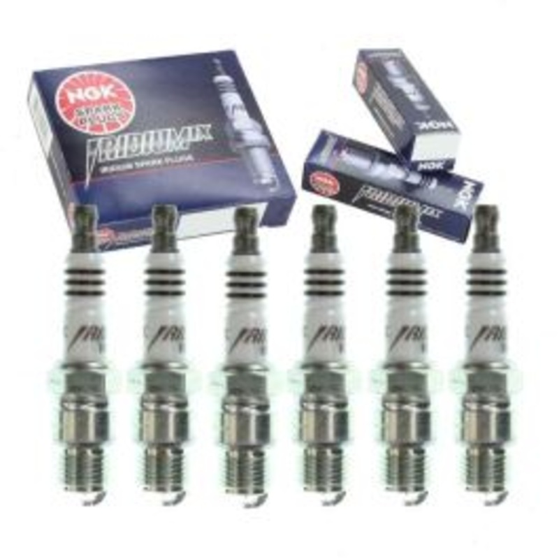 6 pc NGK Iridium IX Spark Plugs for 1975 Chevrolet P20 4.8L L6