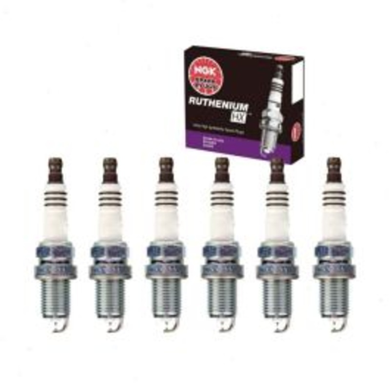 6 pc NGK Ruthenium HX Spark Plugs for 2005-2008 Acura RL 3.5L V6