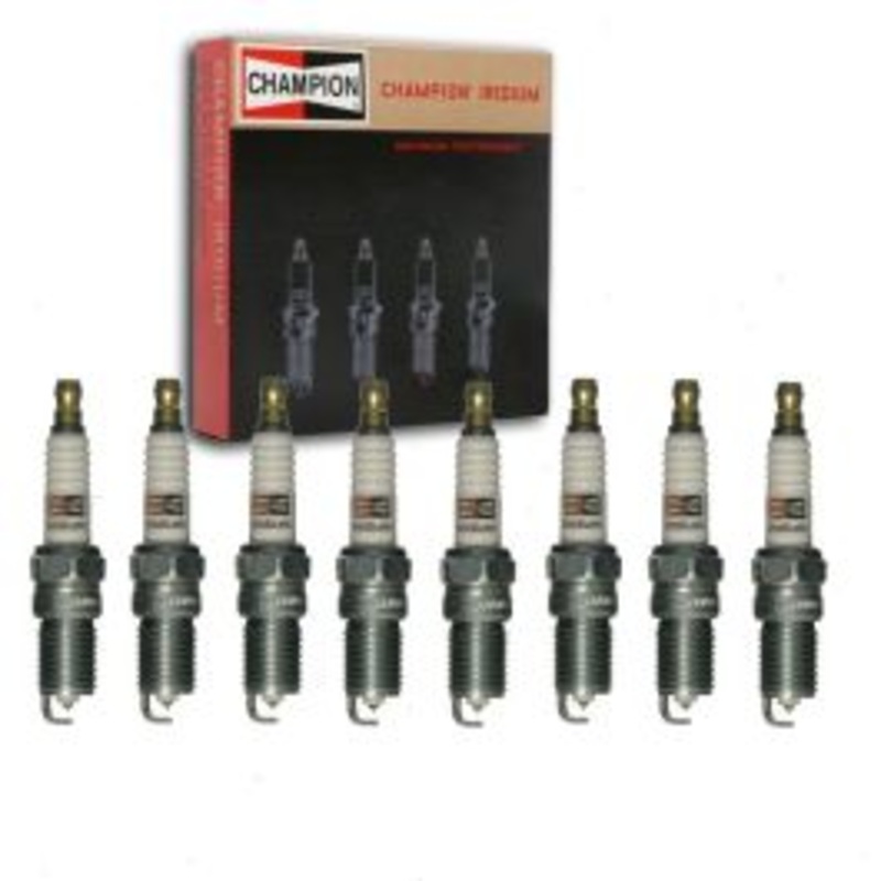 8 pc Champion Iridium Spark Plugs for 1984-1996 Cadillac Fleetwood 4.1L 4.5L 4.9L 5.7L V8