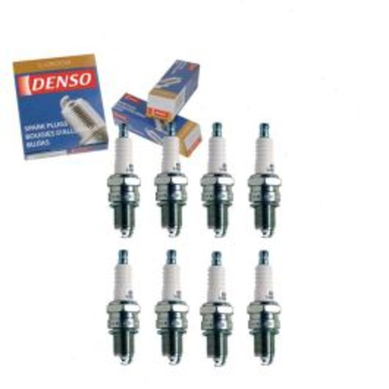 8 pc DENSO Standard U-Groove Spark Plugs for 1967-1974 American Motors Ambassador 4.7L 4.8L 5.0L 5.6L 5.9L 6.4L 6.6L V8