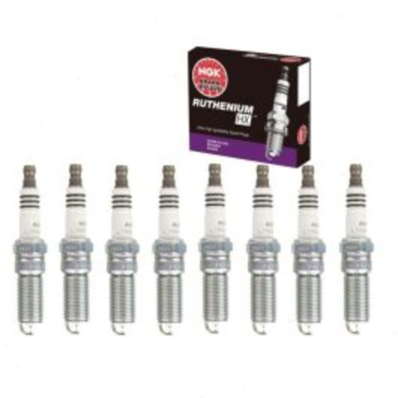 8 pc NGK Ruthenium HX Spark Plugs for 2011-2019 Ford Mustang 5.0L 5.2L V8