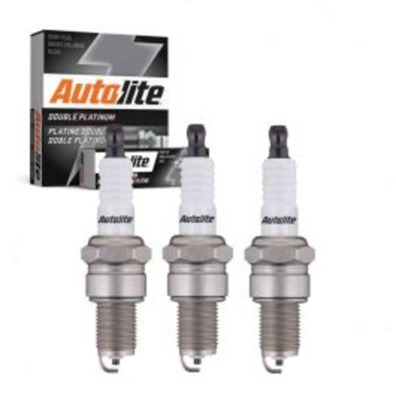 3 pc Autolite Double Platinum Spark Plug for 1981 Suzuki LJ81