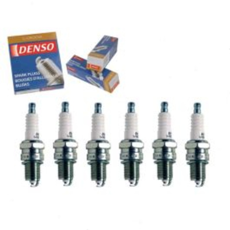 6 pc DENSO Standard U-Groove Spark Plugs for 1966 GMC PB25 Series 4.1L L6