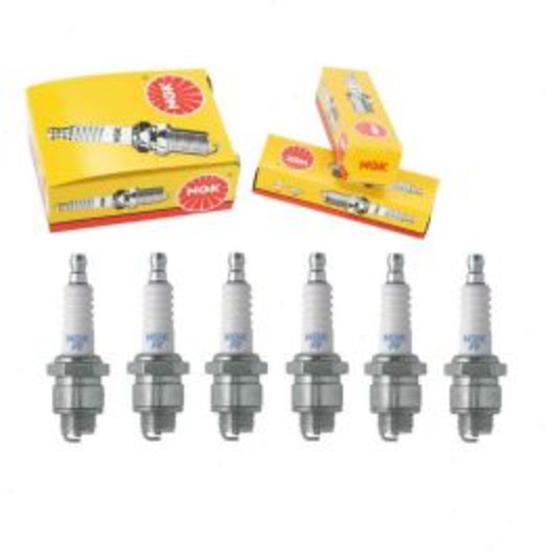 6 pc NGK Standard Spark Plugs for 1950-1952 Dodge Meadowbrook 3.8L L6