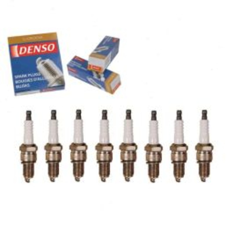 8 pc DENSO Standard U-Groove Spark Plugs for 1974 Cadillac DeVille 7.7L V8