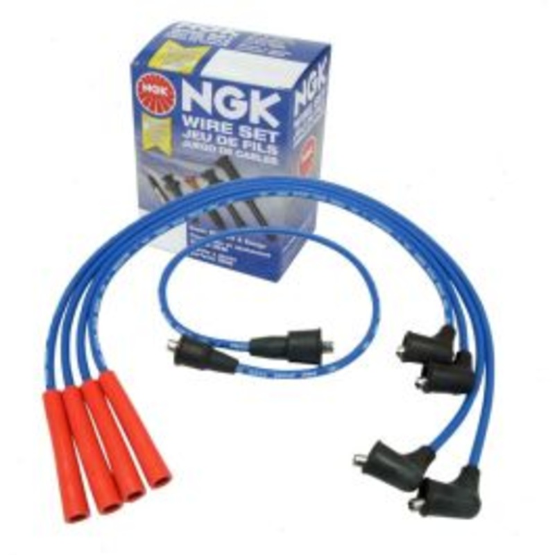 NGK Spark Plug Wire Set for 1972-1977 Mazda 808 1.6L L4